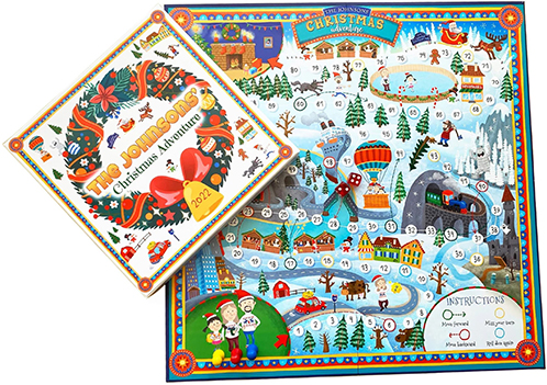 Personalized Christmas Adventure Board Game