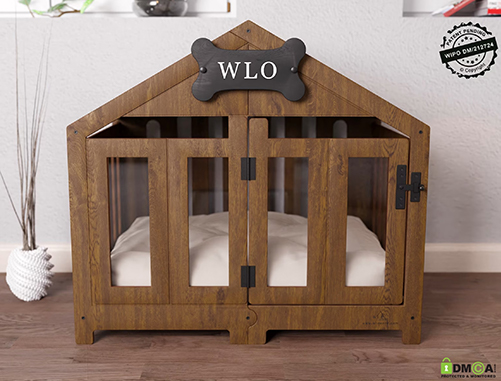 gabled dog crate