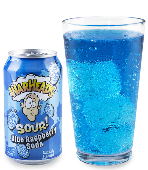 sour warheads soda