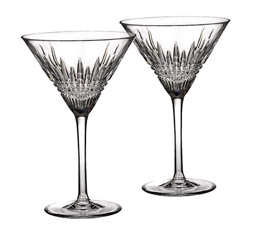 lismore diamond martini glasses