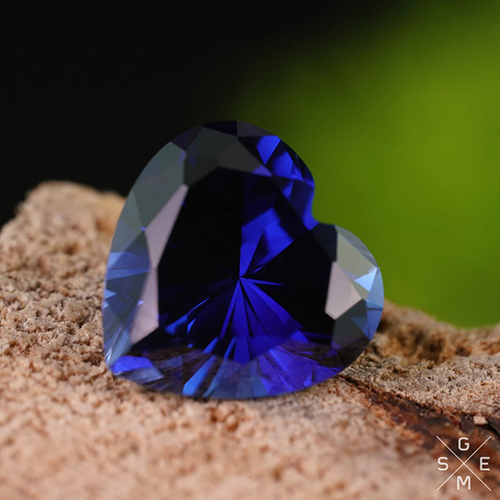 Blue Sapphire Heart Stones