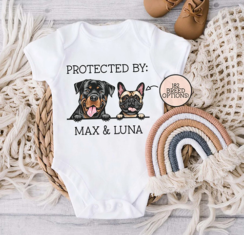 illustrated protected by onesies