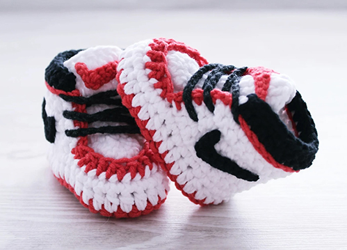 newborn crochet baby shoes
