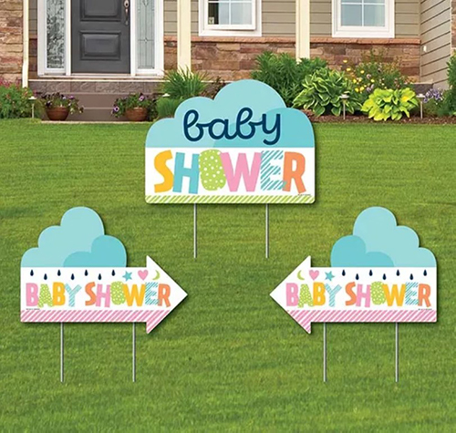 Baby Shower Lawn Signs