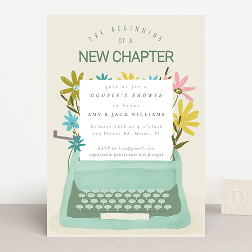 Beginning of a New Chapter Invitation