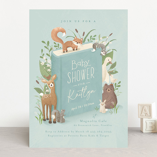 Storybook Personalized Baby Shower Invite