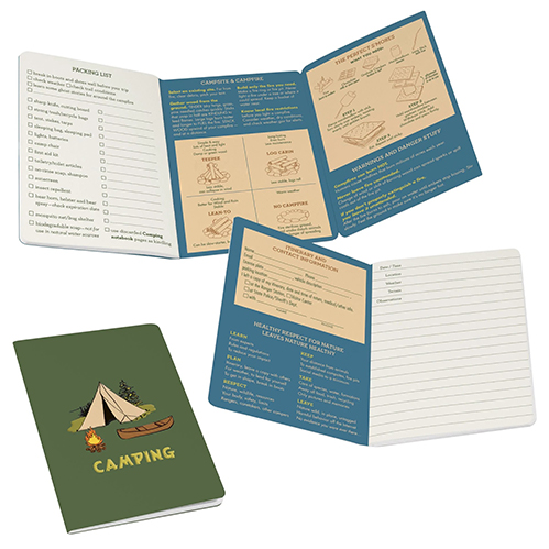 camping gifts - Camping Notebook