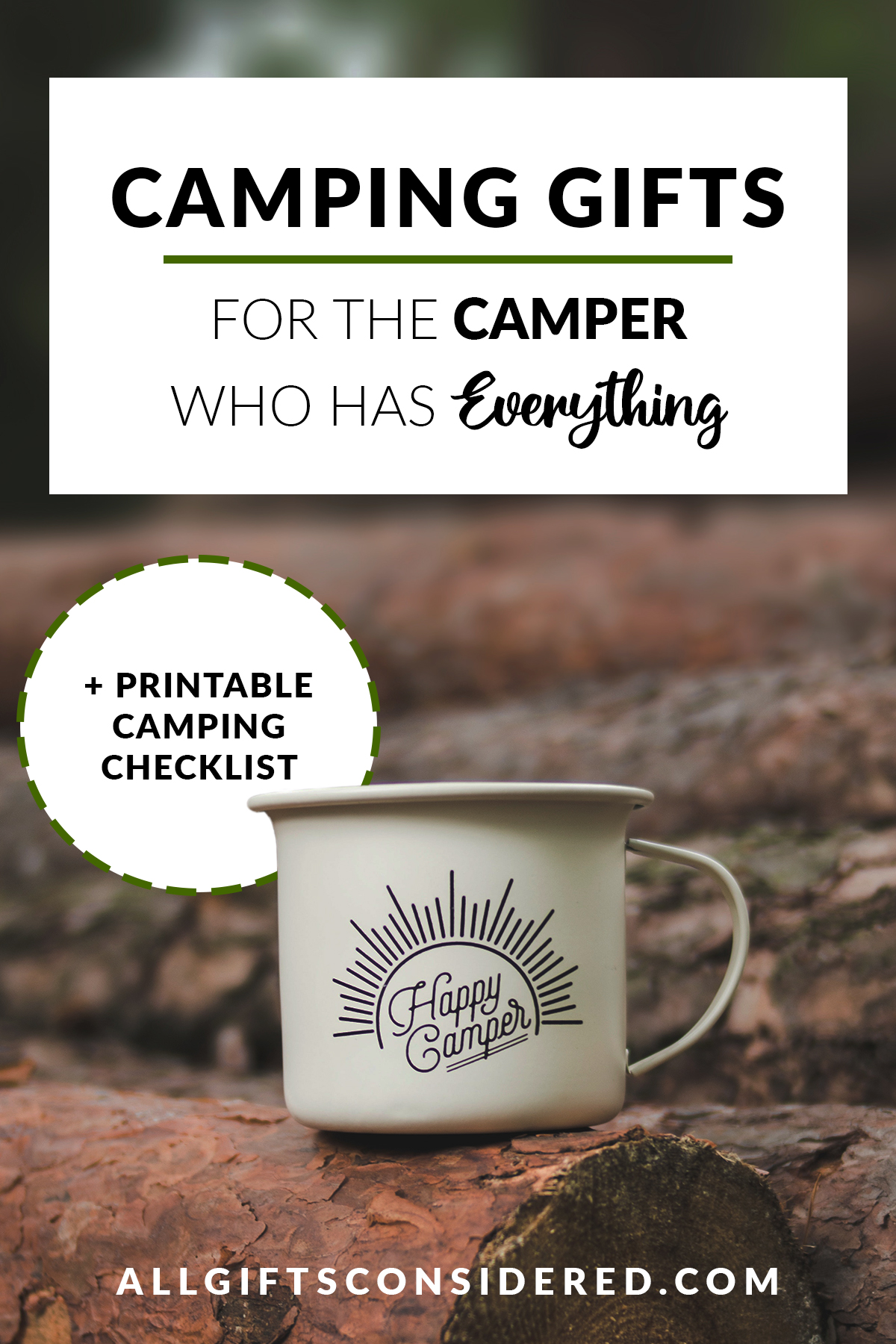 camping gifts - feat