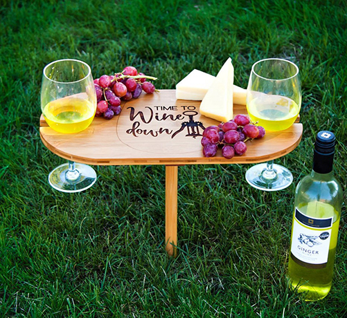 camping gifts - Personalized Wine Glass Holders