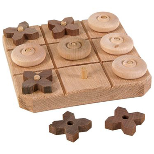 camping gifts- Wooden Tic-Tac-Toe