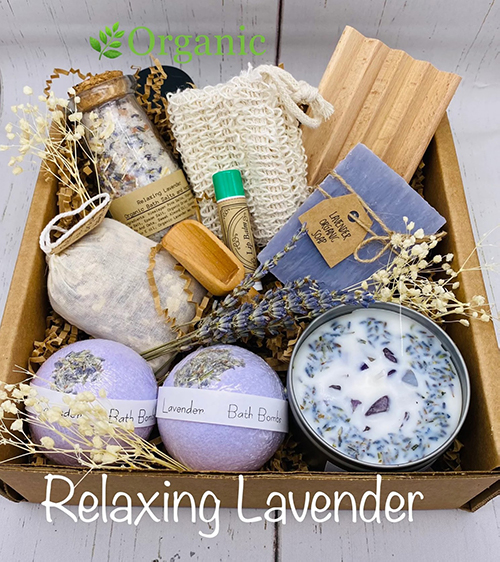 organic spa gift set