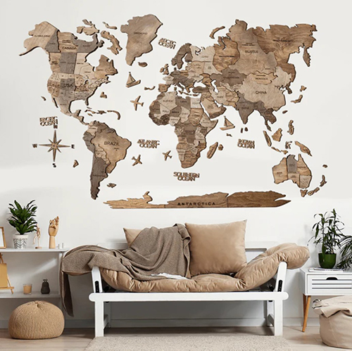 personalized world travel map