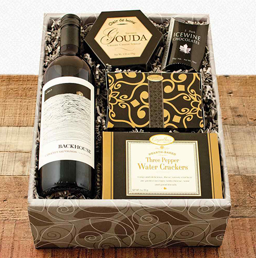 classic wine gift basket