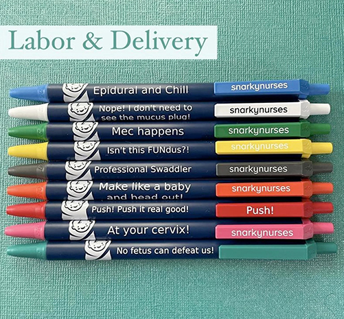 Labor & Delivery Snarky Pens