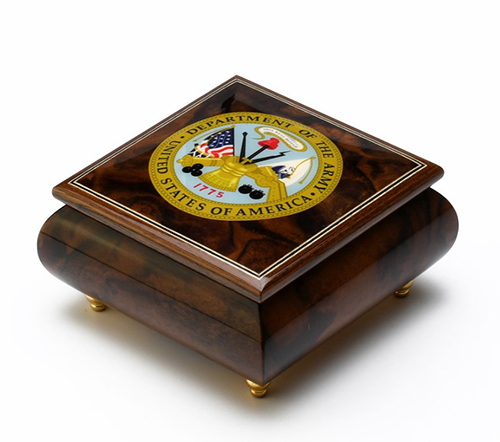 military gifts - USA Army Patriotic 23 Note Music Box