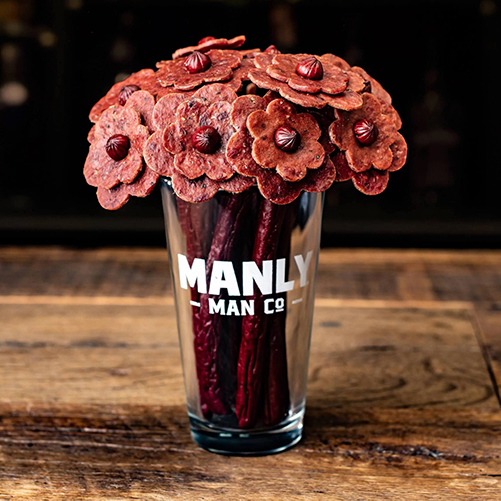 beef jerky flower bouquet