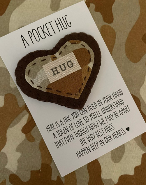 camo pocket hug