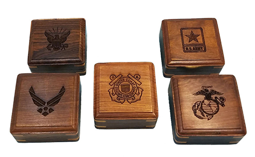 military gifts - military dog tag storage box