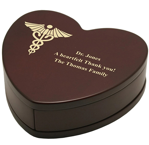 personalized heart keepsake box