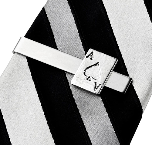 ace of spaces tie clip