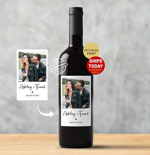 Anniversary Wine Label