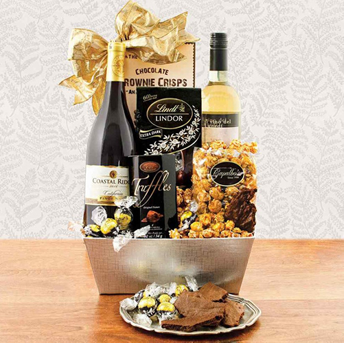 Celebrate Wine Gift Basket
