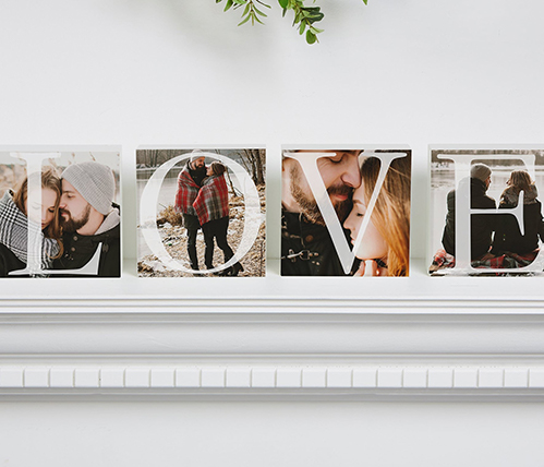 Personalized Photo Shelf Blocks