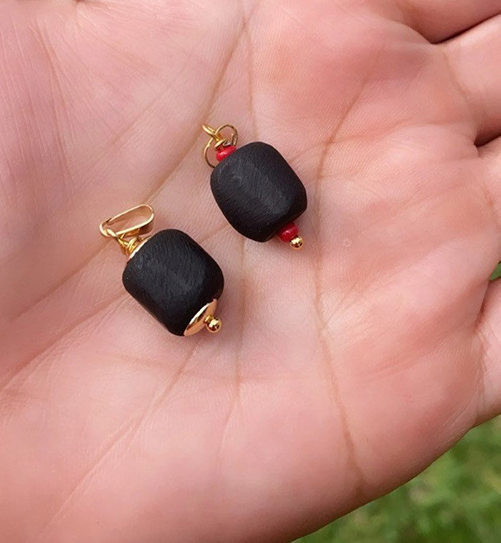 Jet Stone Earrings