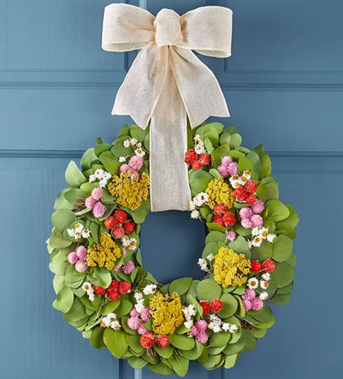 Celosia Flower Wreath