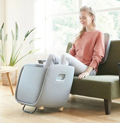 Foot & Lumbar Ottoman Massager