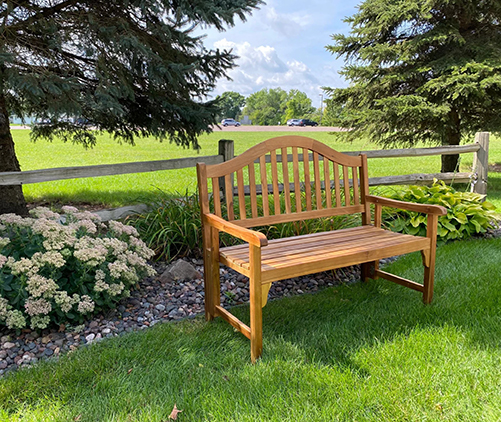 Personalized Garden Bench