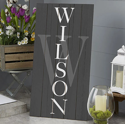 Personalized Wooden Patio Sign