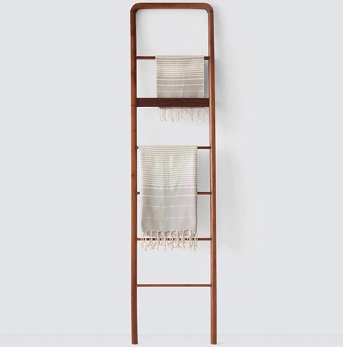 Teak Towel Ladder - 29th anniversary gifts