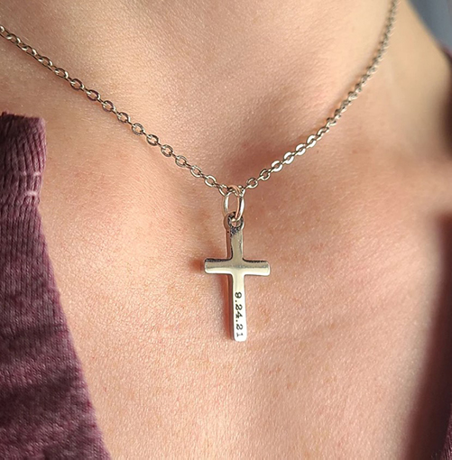 Baptism Date Necklace