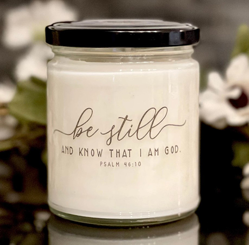 Bible Verse Candle