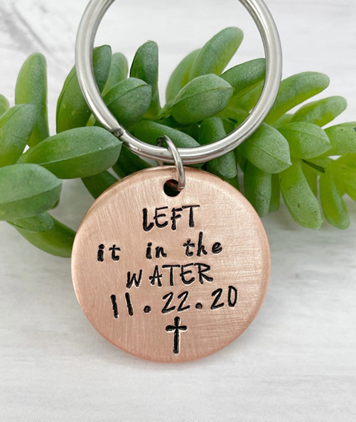 Left It In the Water Keychain