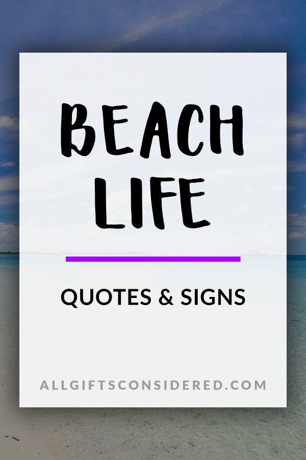beach quotes - pin it image