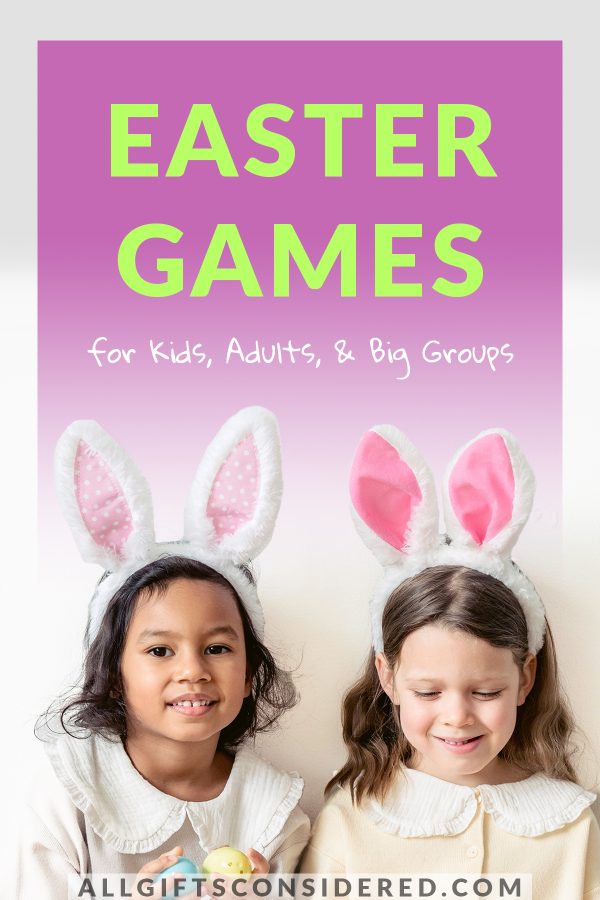 Easter games - pin it image