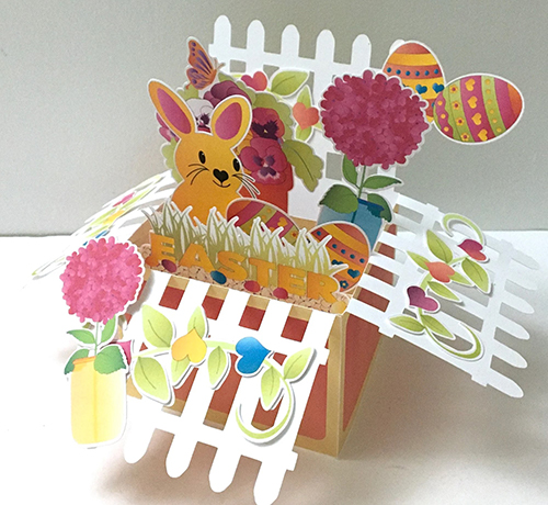 Bunny Pop Up Box Card