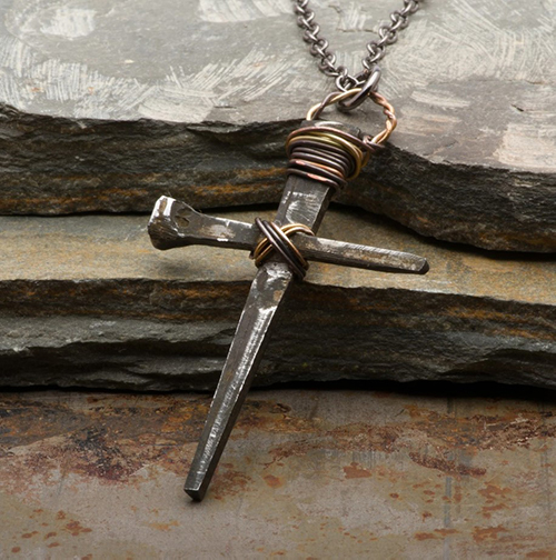 Cross & Nails Necklace
