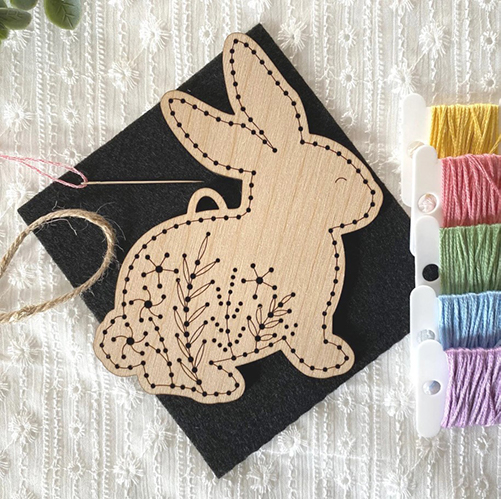 Embroidered Bunny Kit
