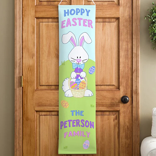 Hoppy Easter Door Banner