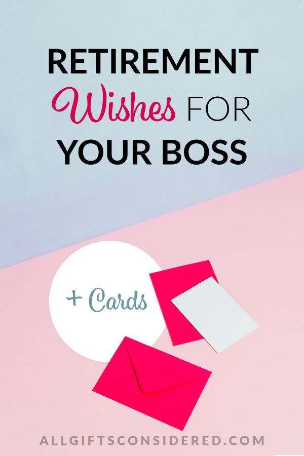 retirement messages for boss - pin it image
