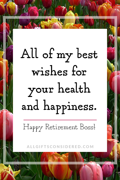 Best Retirement Wishes for Your Boss