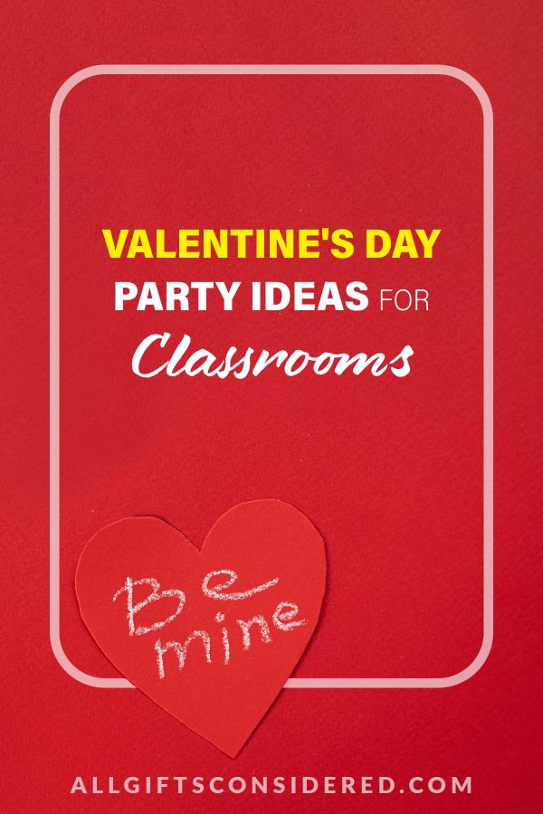 valentines day ideas for school - pin it image