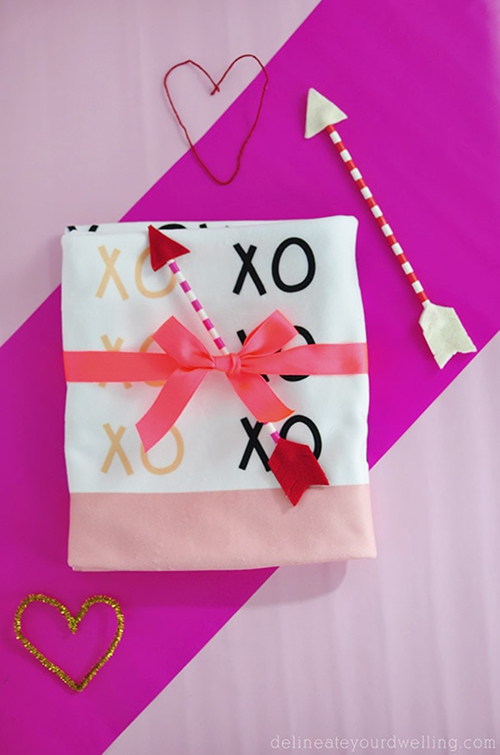 Custom Printed XOXO Blanket