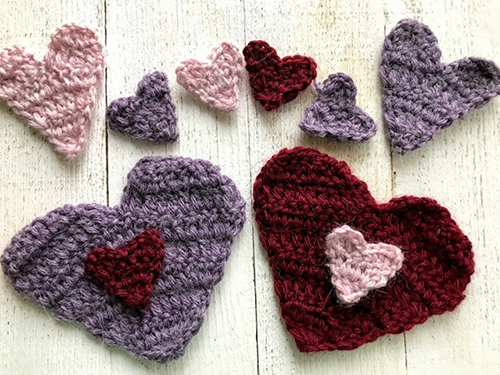 Free Crochet Heart Pattern for DIY Valentine's Day Gifts