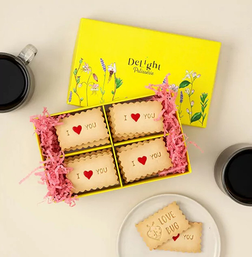 Love Message Shortbread Cookies