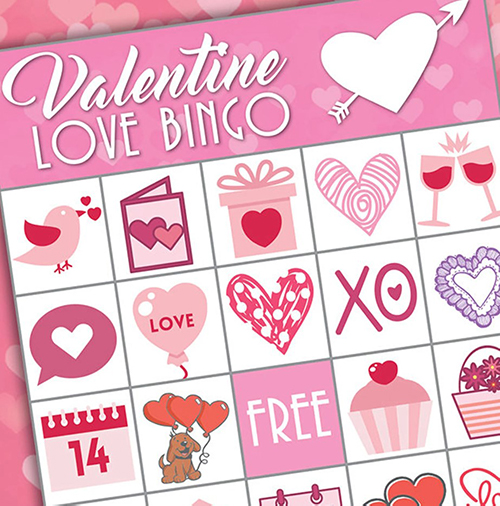 Valentine Classroom Bingo