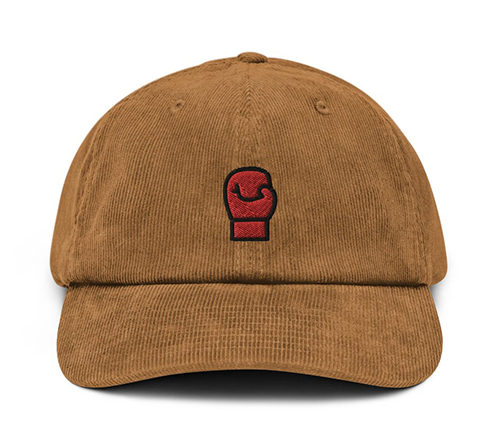 Boxing Glove Corduroy Hat